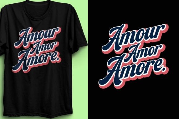 Amour Amor Amore: A Versatile Design for Your Creative Projects