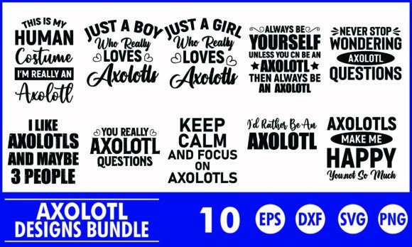 Axolotl T-Shirt Design Bundle: Your Instant SVG Download Guide