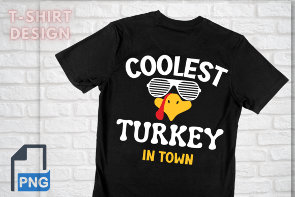 Coolest Turkey in Town: A Fun Design for Your Next Project