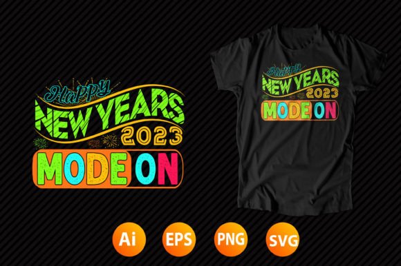 Designing Festive Apparel: A Look at Happy New Year T-shirt Design 40