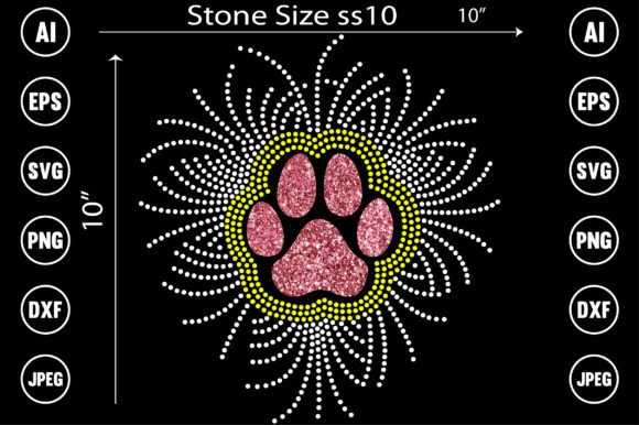 Sparkle and Shine: The Dog Glitter Rhinestone Design for Crafts